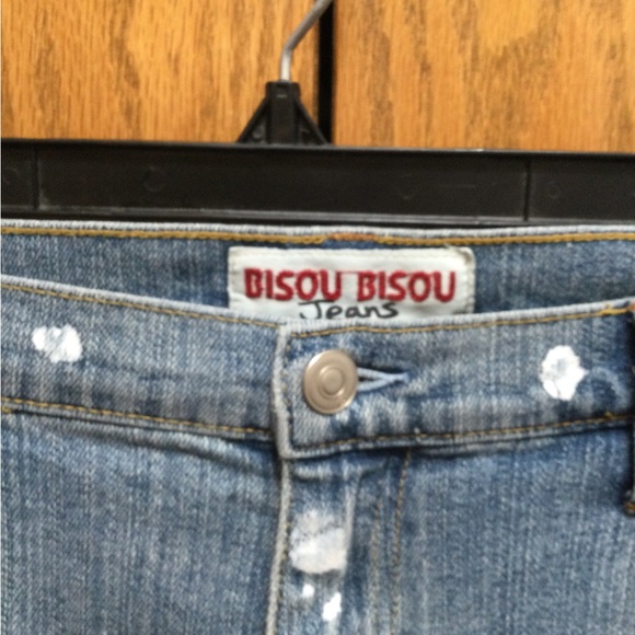BISOU BISOU Distressed Mid-Rise Bootcut Jeans Women’s 12 - Picture 3 of 7